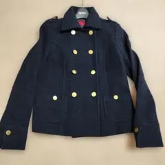 ウールコート ネイビー elle