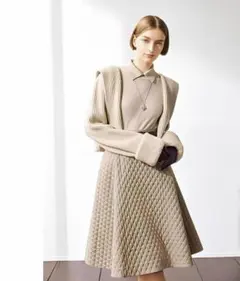 極美品★FOXEYフォクシー ニットトップ アイリス40グレースウール DM掲載のサムネイル
