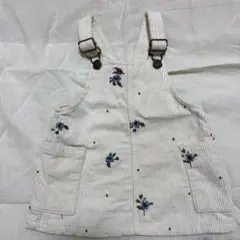 ZARA コーデュロイ花柄ワンピース 9-12ヶ月