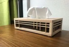 新品・日本の職人作】HIDA無垢の欅ブナ材 ティッシュケース / 伝統技法 