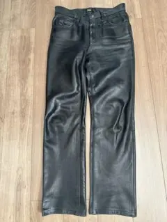 Lee RIDERS リーライダース レザーパンツ ユニバーサルジップ 黒