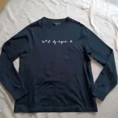 ]TO* by agnès b. 黒 長袖Tシャツ XS