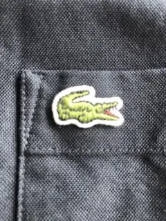 LACOSTE 半袖シャツ US M ダークブルー