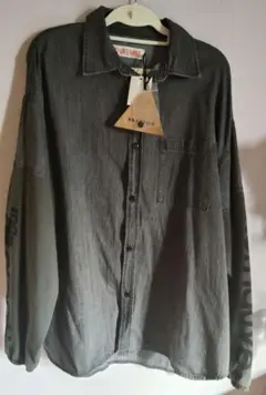 RNA B-2843 カットソーコンビＢＩＧシャツ