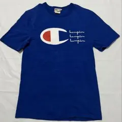 Champion Tシャツ ブルー S