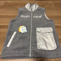 Babolat フリースベスト Lサイズ グレー　バボラ