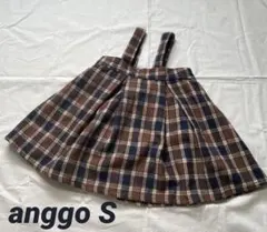 anggo チェックワンピース S
