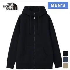 ノースフェイス NT12442 リアビュー フルジップ フーディ 黒 Ｌサイズ