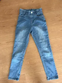 ライトブルー スリムフィットデニム 140
