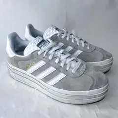 美品⭐︎ adidas ガゼルボールド 厚底 HQ6893 24.5
