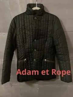 カーキ キルティングジャケット