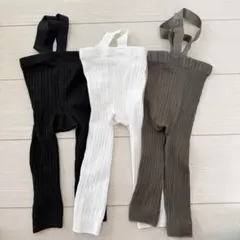 ベビー サス付きレギンス 3枚セット S 60-80cm