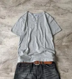サーマル s/s tee archive henry neck y2k