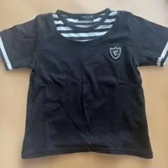 COMME CA ISM ブラック Tシャツ 100cm