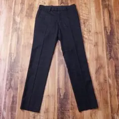 美品 ユニクロ チェック柄スラックス メンズ ヒートテック 76 M PJ10