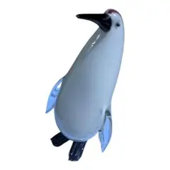 ガラス製ペンギン置物