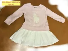 POLO RALPH LAUREN長袖トレーナーワンピース 3Y(95cm)