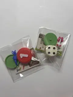 ピクミン　チョコエッグ　食玩　青　白