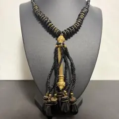 超希少✨ミリアムハスケル ヴィンテージ ロングネックレス タッセル 羊 天然石 超希少✨ミリアムハスケル ヴィンテージ ロングネックレス タッセル 羊