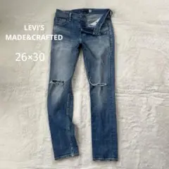 希少✨LEVI’S MADE&CRAFTED スキニー　36×30 黒タグ