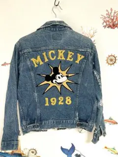 新品　アメリヴィンテージ　デニムジャケット　ディズニー　ミッキー ディズニー ミッキー ヴィンテージ デニムジャケット