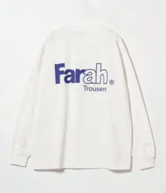 【Ｌ】FARAH Printed Graphic T-Shirts ロンＴ　ロゴ