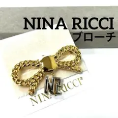 【正規品】ニナリッチ　リボンモチーフ　ブローチ
