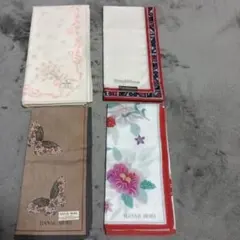 HANAEMORI、他 ハンカチ 4枚セット