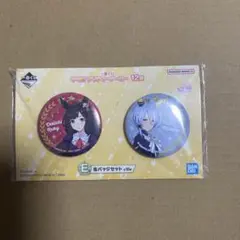 一番くじ ウマ娘12弾 E賞缶バッジセット ダイイチルビー　ケイエスミラクル