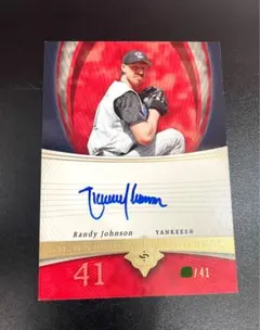 41シリ　Randy Johnson ランディジョンソン　直筆サイン　auto