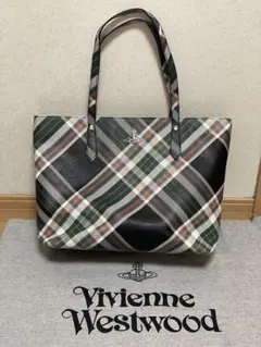 Vivienne Westwood チェック柄トートバッグ