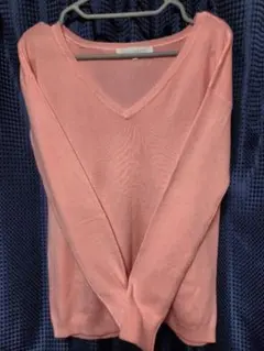 MERCURYDUO ピンク Vネック セーター