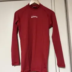 ATHLETA 赤 長袖シャツ L インナーシャツ　新品未使用