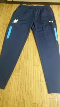 新品Puma オリンピック・マルセイユ トレーニングパンツ紺