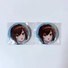 ぶいぱい 鬼頭みさき シャッフルオリソングッズ 缶バッジ