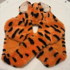 ティガーの耳付きフリース帽子