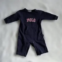 Polo Baby ネイビー ロンパース