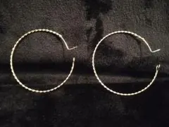 ★K14GF(14金コーティング)　フープピアス　4㎝★