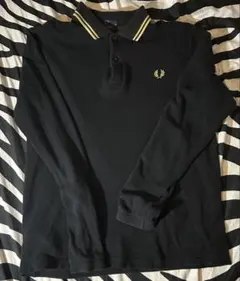 フレッドペリー 長袖ポロシャツ ブラック