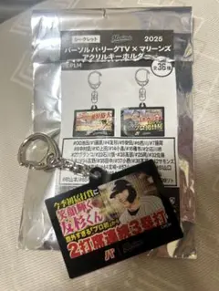 千葉ロッテマリーンズ　友杉　アクリルキーホルダー