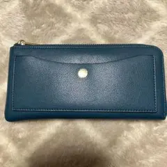 金運アップ✨レガートラルゴ　長財布　ブルーグリーン✨のサムネイル
