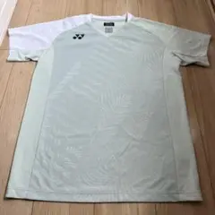 YONEX バドミントンシャツ L ライトグリーン