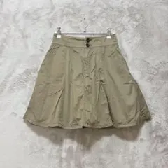 COLZA♡スカート風キュロット ウエストゴム バックレースアップ L