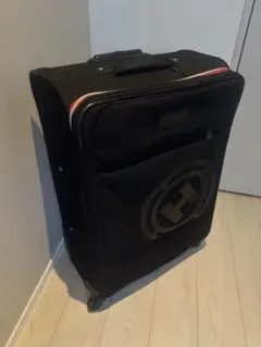 【美品】トミーヒルフィガー スーツ キャリーケース ブラック トミー ヒルフィガー TOMMY HILFIGER トラベルスーツケース