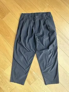 MINOTAUR INST. 黒 ワイドパンツ ドローストリング付き