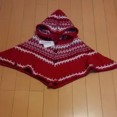 コムサイズム新品未使用タグ付き★ポンチョ60～80