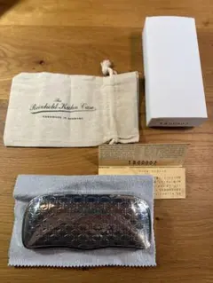 【新品未使用】ラインホルトキューン眼鏡ケース セルロイド 厳選アイテム#3】Reinhold Kuhn 眼鏡ケース｜ミニマリストの