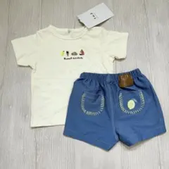 【タグ付き未使用】Rinmama×しまむら Tシャツ ボトムス セット90のサムネイル