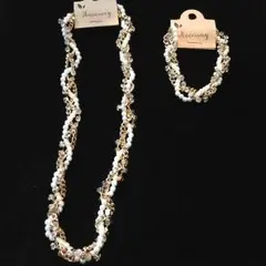 新品 ネックレスとブレスレットのセット