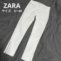 ZARA ザラ プレミアム デニム コレクション スキニーパンツ ホワイト S